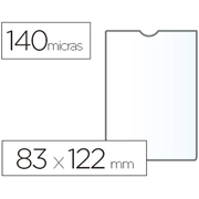 ESSELTE FUNDA PORTACARNET  82x122mm 100-PACK 46004